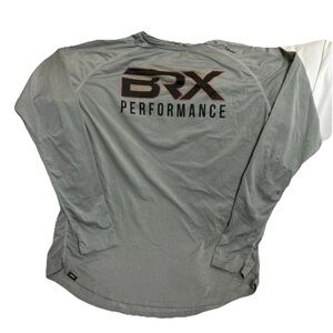 UNRL BRX Performance long-sleeve shirt Grey Size Large
